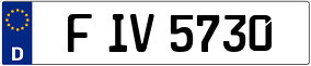 Truck License Plate